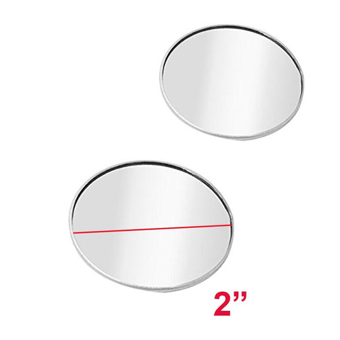 Stick On Rear View Blind Spot Wide Angle Mirrors for Car Truck SUVs Motorcycle