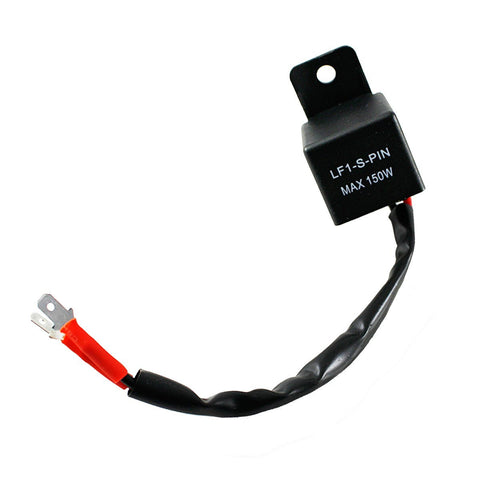 12V 2-Pin Electronic LED Flasher Relay Fix Motorcycle Turning Signal Lights Hyper Flashing