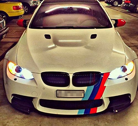 59" Stripe Car Sticker For Audi BMW Mercedes MINI Porsche Exterior Cosmetic, Hood, Roof, Bumpers