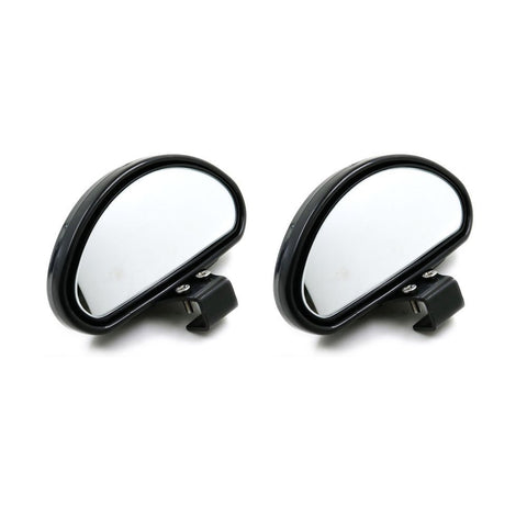Blind Spot Mirror, 2 Pcs Convex Clip On Half Oval Rear View Conter Blind Spot Angle Auxiliary Mirrors For Car Truck SUVs Motorcycle
