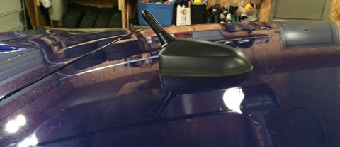 1.4" Black Carbon Fiber Screw In Radio Short Antenna For 2007-2015 Mini Cooper Countryman Paceman