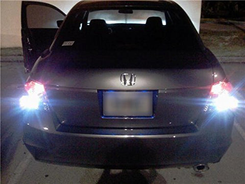 1 pair 100W Luxen LED Bright White 1157 BAY15D LED Brake Backup Reverse Light Bulbs