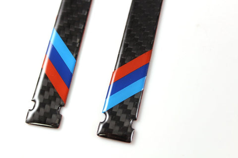 1 Set Carbon Fiber Rear view Mirror Protector Anti-scratch Trim Sticker Perftec Fit BMW
