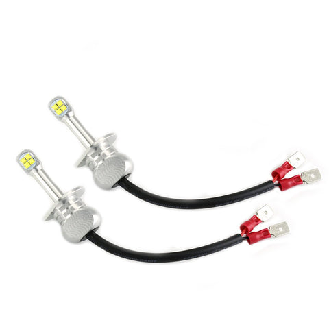 (2) 80W CREE LED Bright White H1 LED DRL Driving Running Light, Fog Light, Off Road Light