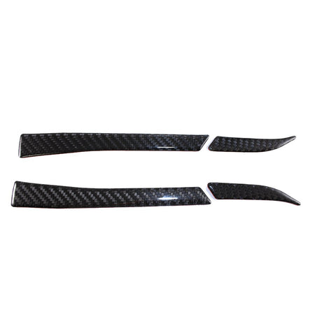 1 set Carbon Fiber Stickers Car Rearview Mirror Side Mirror Decoration Trim Sticker For 2015-2017 Ford Mustang