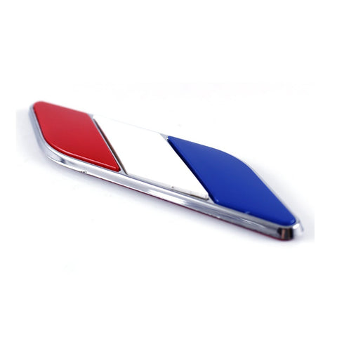 2x Nation Flag Emblem Chrome Badge Stickers for Car Side Door Fender