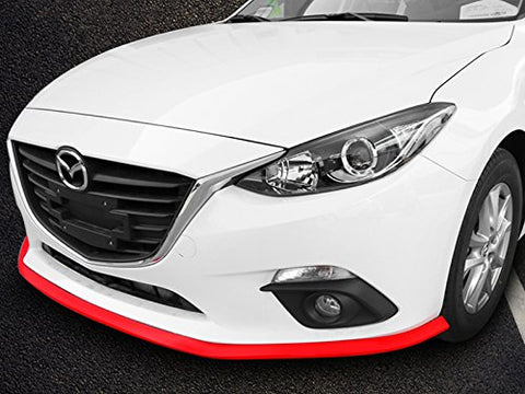 1x Front Bumper Lip Universal Splitter Chin Spoiler Racing Sporty Body Kit Trim (8ft)