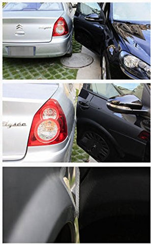 4 Pieces JDM Red Silicone Anti-Rub Car Door Edge Guard / Rear View Mirror Protector Stickers