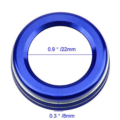 1x JDM Car Stereo Tuner Control Knob Audio Volume Control Decor Ring Cover For Mercedes A B C E S CLA GLA GLK ML GL Class