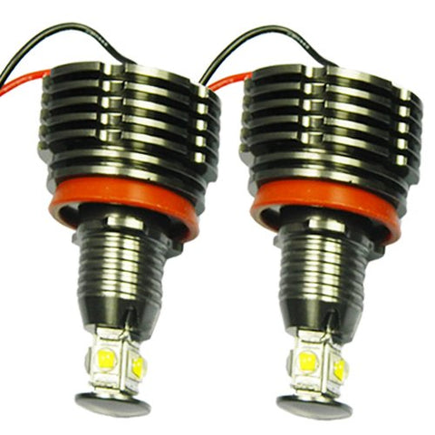 40W 7000K White BMW H8 LED Angel Eyes Ring Marker Bulbs For 1 3 5 X Series