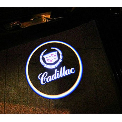 Cadillac LED Logo Light Ghost Shadow Projector Car Door Courtesy Laser