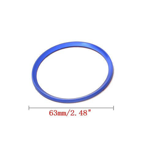 4 Pieces Blue / Red Pack Car Wheel Center Cap Hub Rings Alloy Decoration For VW Volkswagen Caddy EOS Golf Jetta Passat CC Phaeton Scirocco Sharan Tiguan Touran Transporter