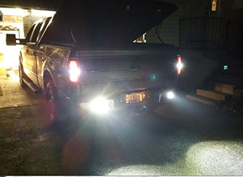 2x Super Bright Xenon White High Power CREE 80W 3156 3157 3157A LED Bulbs DRL Daytime Running Lights Lamps Replacement