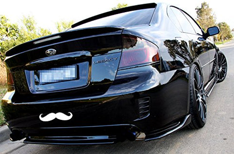 3pcs 7" Euro Funny Italian Mustache Car Window Die-Cut Graphic Vinyl Decals