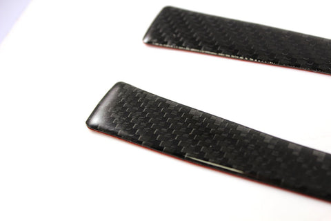 1 set Carbon Fiber Stickers Car Rearview Mirror Side Mirror Decoration Trim Sticker For 2015-2017 Ford Mustang