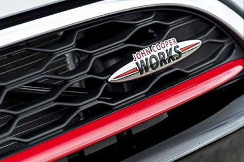 JCW Front Grille Badge For All MINI Cooper R55 R56 R57 R58 R59 R60 R61, etc