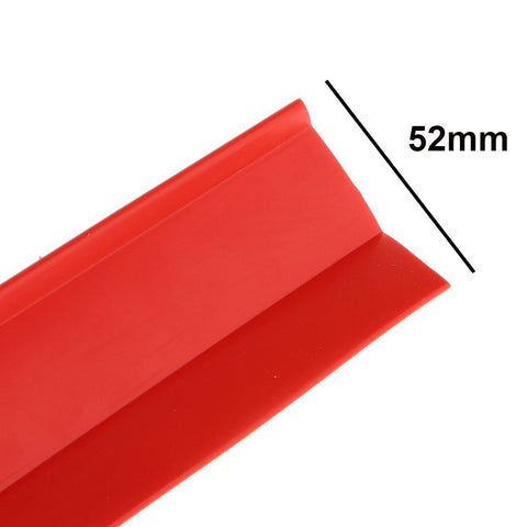 1x Front Bumper Lip Universal Splitter Chin Spoiler Racing Sporty Body Kit Trim (8ft)