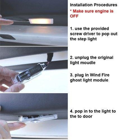 Nissan Laser LED Car Door Welcome Logo Ghost Shadow Projector Lights Courtesy