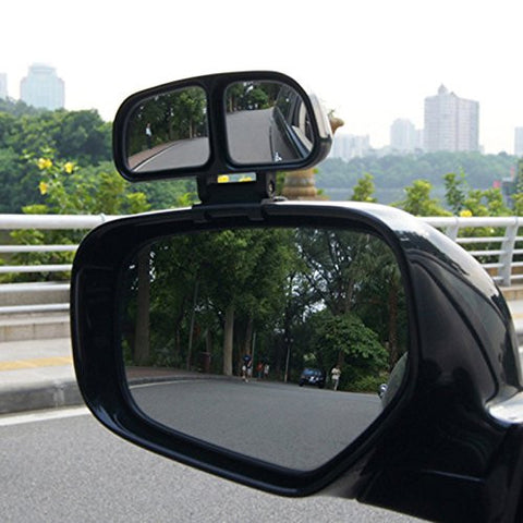 Blind Spot Mirror, 2 Pcs Square Stick On Rear View Convex Side Wide Angle with DUAL Adjustable Mirrors For Car Truck SUVs Motorcycle