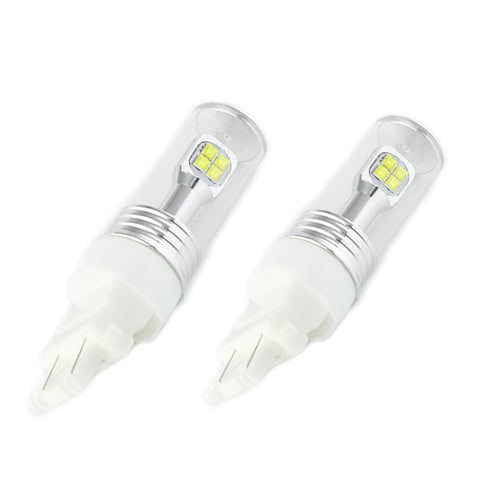 2x Super Bright Xenon White High Power CREE 80W 3156 3157 3157A LED Bulbs DRL Daytime Running Lights Lamps Replacement