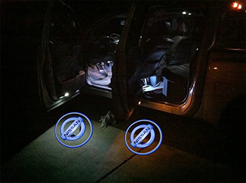 Nissan Laser LED Car Door Welcome Logo Ghost Shadow Projector Lights Courtesy