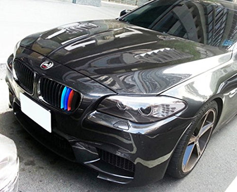1 set BMW M-Colored Kidney Grille Insert Trim TRI Color M Sport Strips Strips For BMW