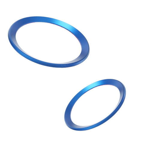 1 Set Car Front and Rear Logo Ring Decoration For BMW 3 4 Series M3 M4 E36 E46 E90 Blue or Red or Silver