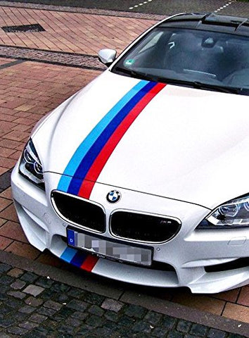 59" Stripe Car Sticker For Audi BMW Mercedes MINI Porsche Exterior Cosmetic, Hood, Roof, Bumpers