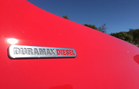 3D Chrome Emblem Badge DURAMAX DIESEL For Chevrolet Sierra GMC Silverado 2500HD