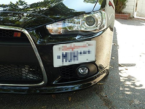 1 Set Front Tow Hook License Plate Bumper Mounting Bracket Fit Mitsubishi Lancer Evolution Evo X …