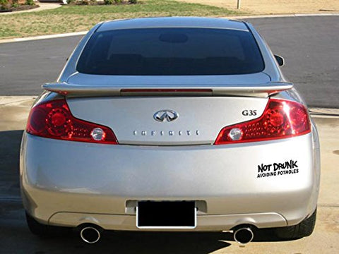 3pcs 6" NOT DRUNK AVOIDING POTHOLES Top Gear Car Window Die-Cut Graphic Vinyl Decals for SUV Truck Car Bumper, Laptop, Wall, Mirror, Motorcycle