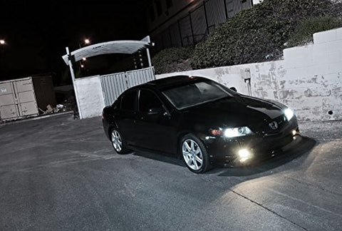 Fog Light Lamp Replacement with H11 Halogen Bulb Fit Driver/Passenger Side For Acura Honda Ford Nissan Subaru Suzuki, etc