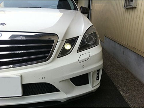 HID Matching Xenon White LED Parking Position Light Assembly For 2010-13 Mercedes W212 E-Class E350 E550 E63 AMG Pre-LCI
