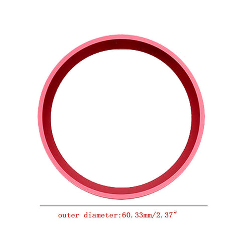 Glossy Car Steering Wheel Center Logo Ring Trim For Mercedes Benz B C GLK