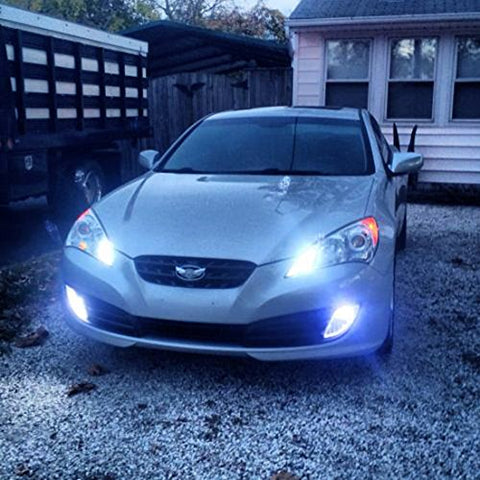 2x H7 Ice Blue 8000K COB LED Headlight Conversion Kit For High Beam DRL Fog Lights Lamps(Newest Model)