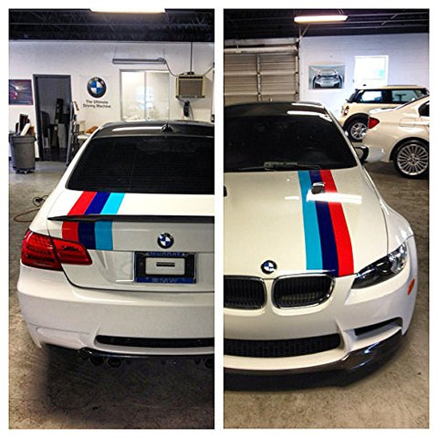 59" Stripe Car Sticker For Audi BMW Mercedes MINI Porsche Exterior Cosmetic, Hood, Roof, Bumpers