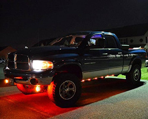 2x Universal 12V 24V Lamp 12-LED Truck UTE SUV Lorry Side Marker Light