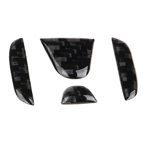 Real Carbon Fiber Steering Wheel Honda Logo Emblem Cover Decal Sticker for Honda Civic CRV 2016 and up
