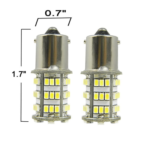 BA15S 1156 7506 54-SMD Car Auto LED Turn Signal Light Tail Brake Lamp Bulb