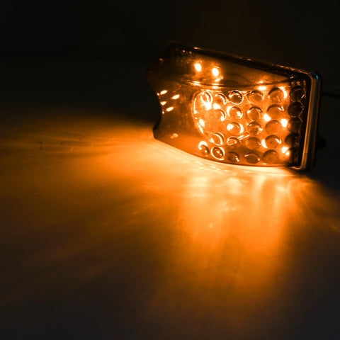 5pcs LED Cab Roof Light Kit for Hummer H2 SUT 2003-2009, Smoke Lens Cap Roof Running Lamp, Amber LED Cab Marker Light, Direct OEM Replacement Car Roof Top Clearance Light Assembly