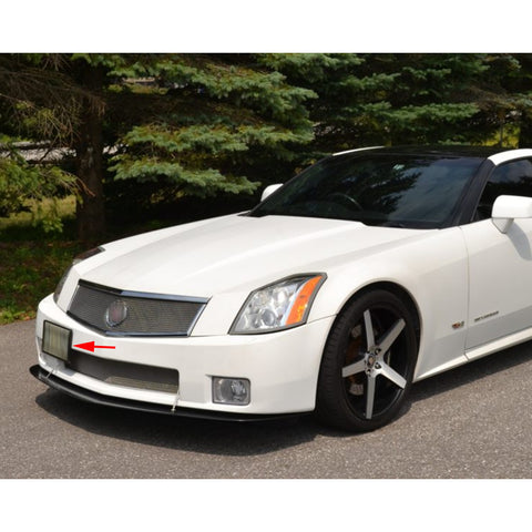 Black / Red Sporty Racing Front Tow Hook License Plate Bumper Mounting Bracket Fit for Cadillac XLR 2006-2009