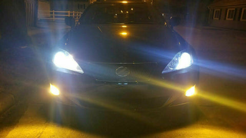 2Pcs Driving Fog Light Bulbs Kit 9006 HB4 Halogen Replacement 3000K Bright Amber