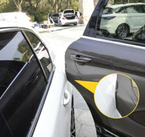 Xotic Tech 4 x Germany Flag M-color Carbon Fiber Side Door Edge Guard Strips Protector Stickers