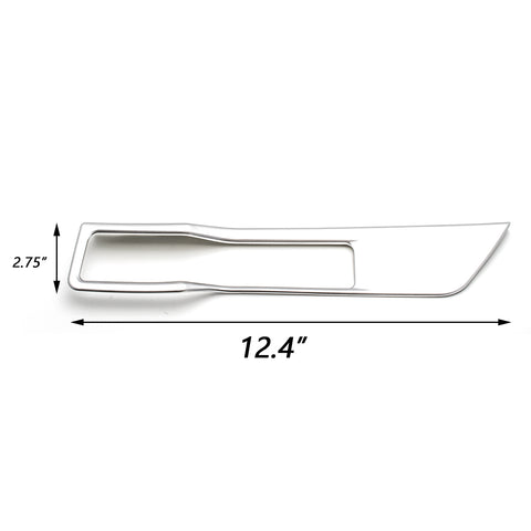 ABS Chrome Car Central Console Gear Panel Parking Hand Brake Frame Cover Trim for Toyota RAV4 2013-2018