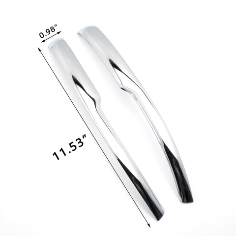 2pcs ABS Chrome Rear View Side Door Mirror Strip Cover Trim for Honda Accord 2018-2019