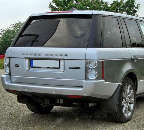 1pc SUPERCHARGED Emblem Tailgate Side Fender Badge Sticker for Land Rover Black