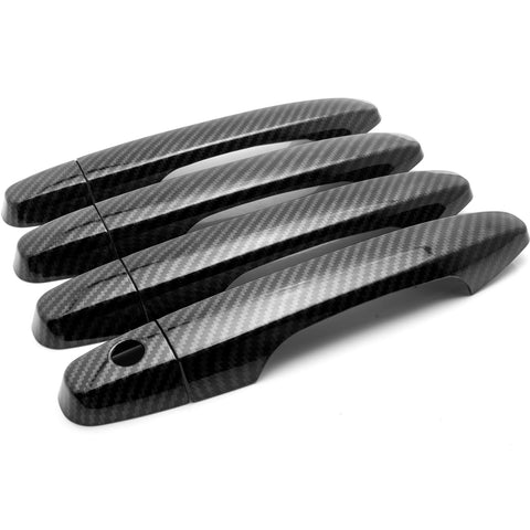 New Carbon Fiber Pattern Car Side Door Handle Cover Trim Guard for Honda CRV CR-V Civic 2012-2015