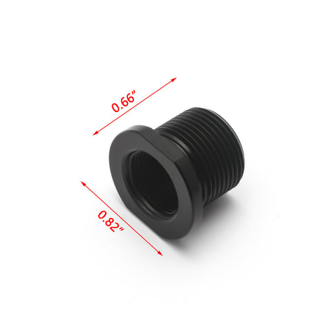 Aluminum Barrel Thread Adapter 5.56 to .308 1/2 x 28 ID to 5/8 x 24 OD