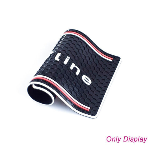 Black S-Line Car Dashboard Non-slip Rubber Mat Sticky Phone Holder for Audi