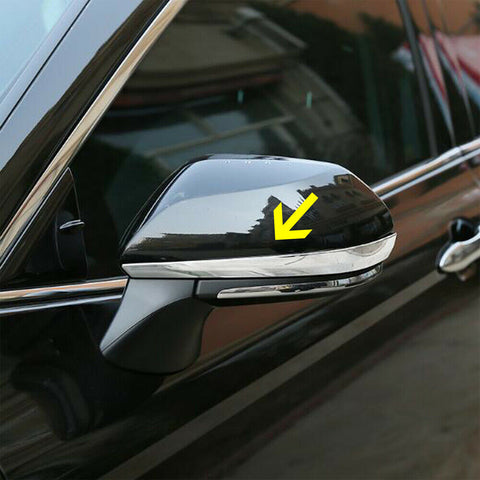 2pcs ABS Chrome Car Side Mirror Trim Rearview Mirror Protective Strip for Toyota Camry 2018-2024